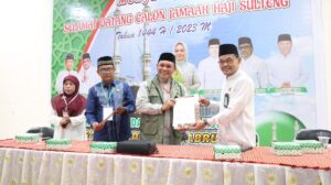 299 Jemaah Haji Kloter BPN-10 Masuk Asrama Haji Transit Palu